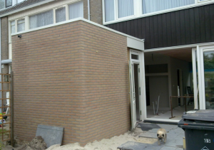 Aanbouw berging